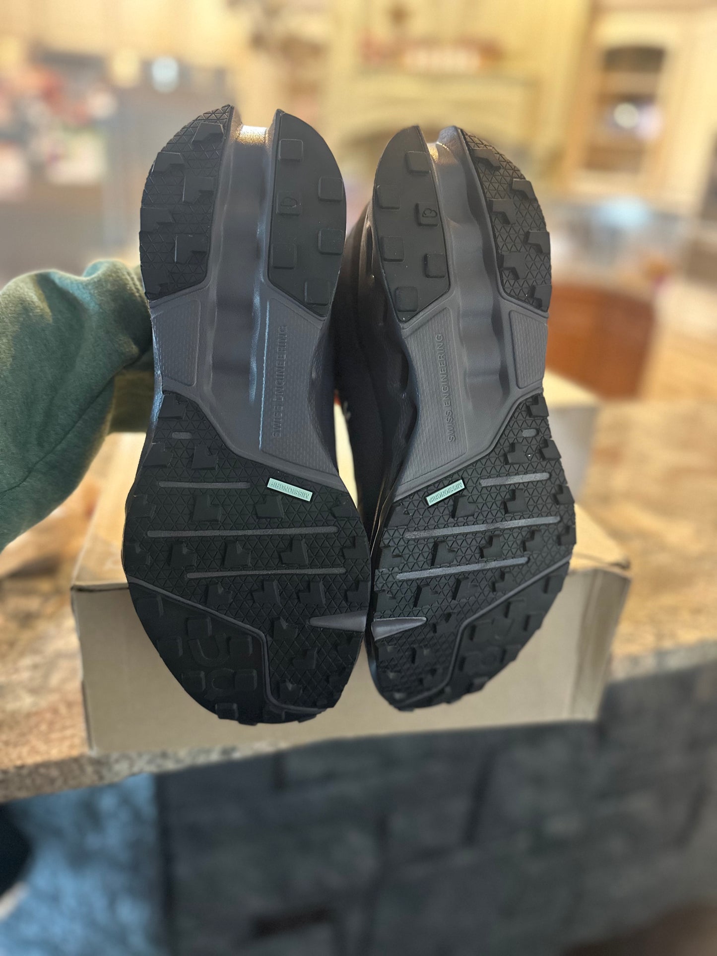 On Mens Cloudsurfer Trail Waterproof Running Shoes