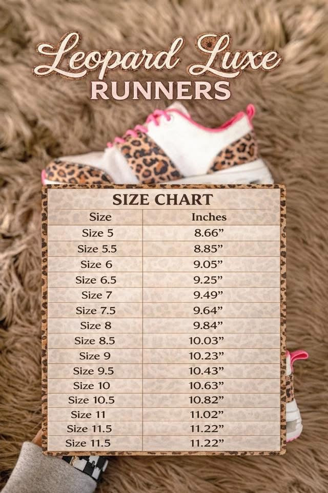 Leopard Luxe Sneakers Pre-Order